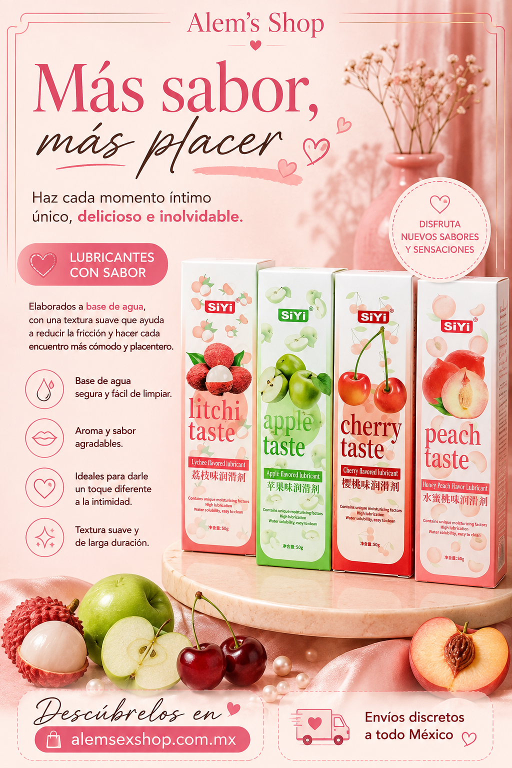 Lubricante Siyi Sabores