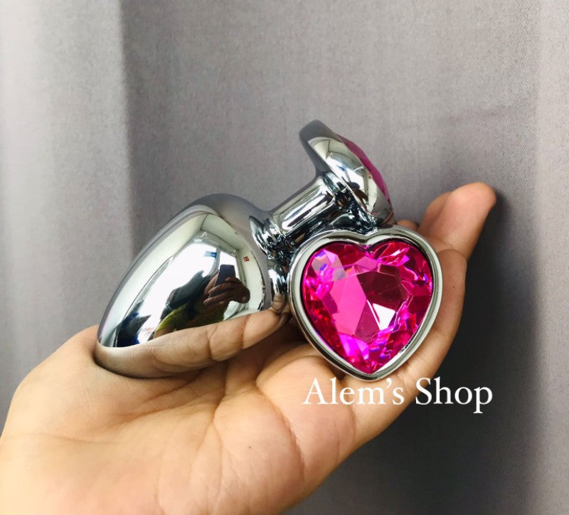 Plug Diamante Corazón AS