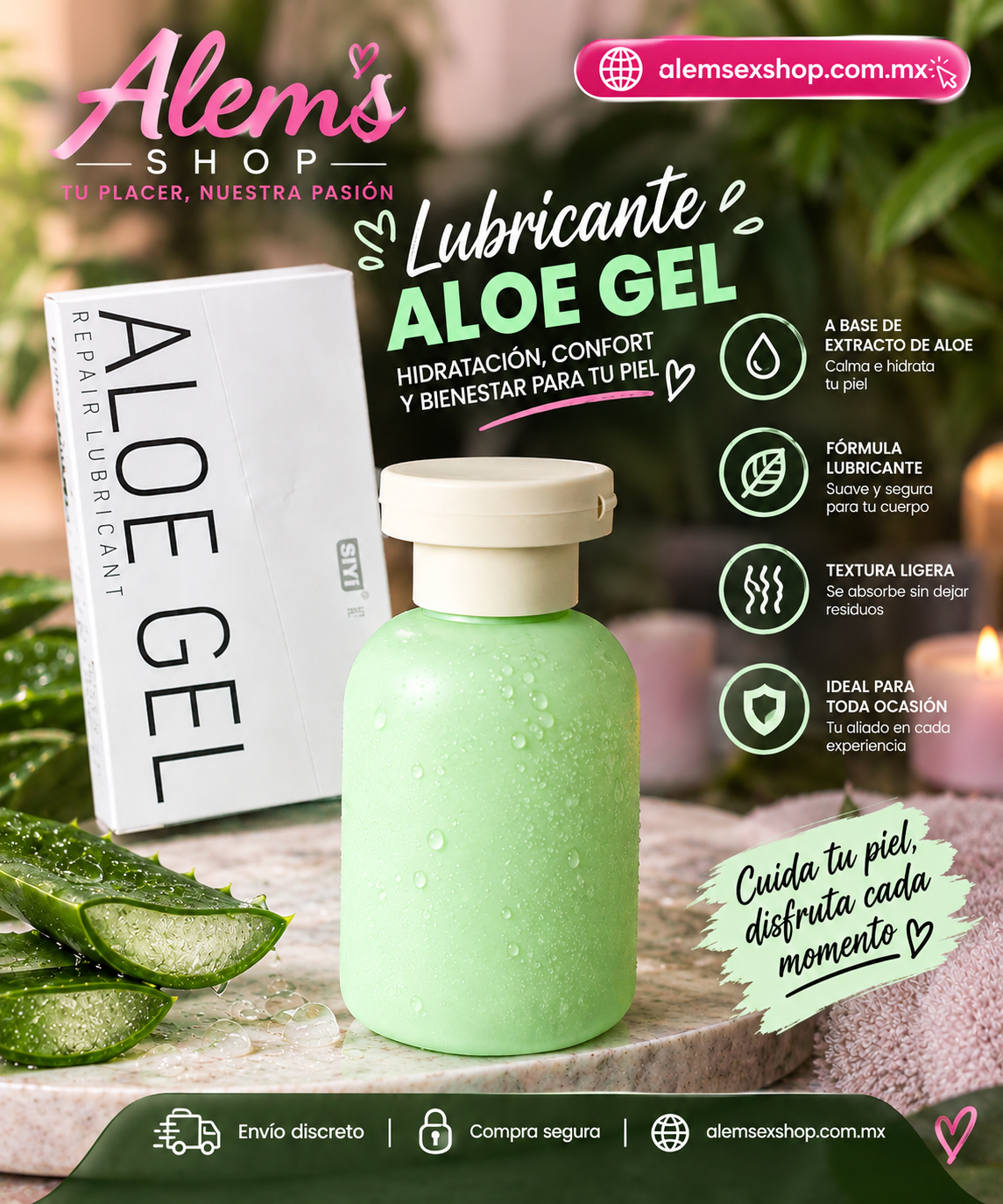 Lubricante Aloe Vera