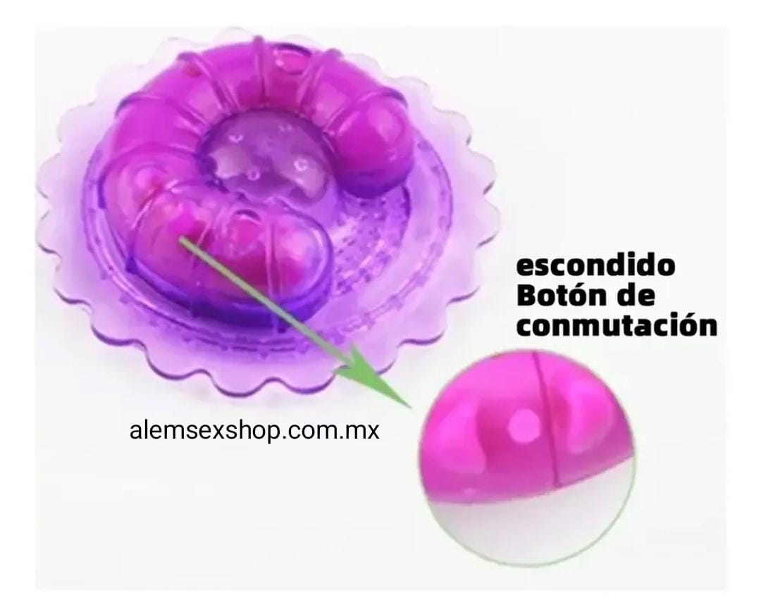 Pezoneras flor vibrador