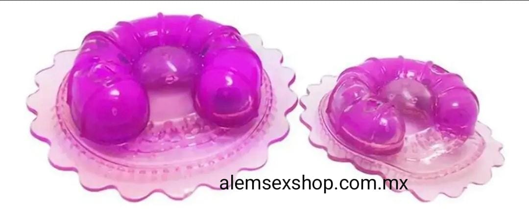 Pezoneras flor vibrador