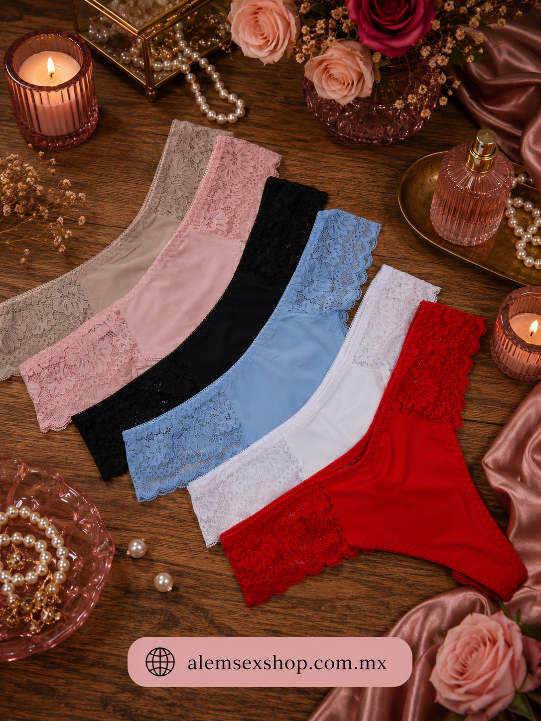 Pantaleta rose 8157