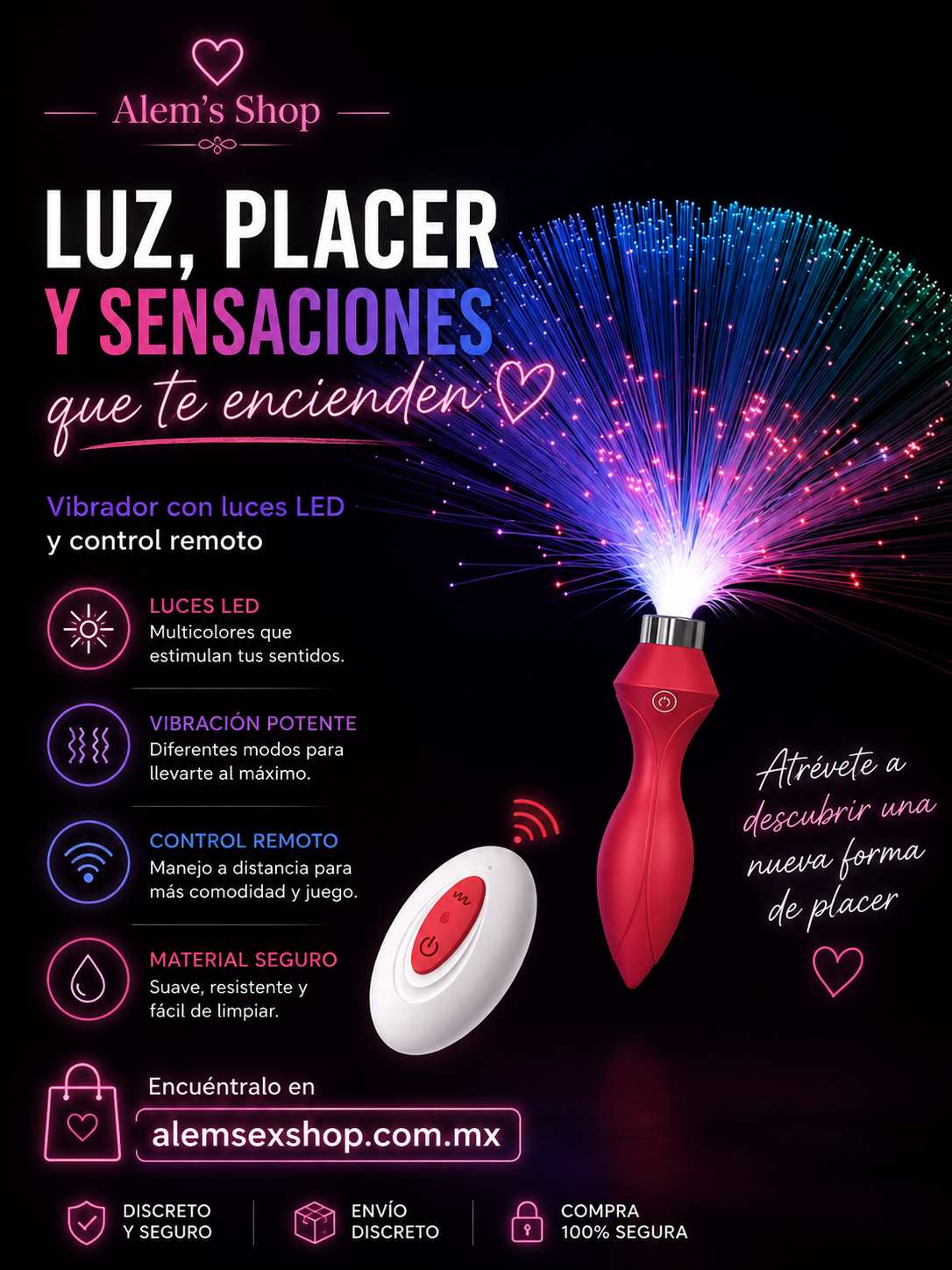 Vibrador Luces BBE 1001