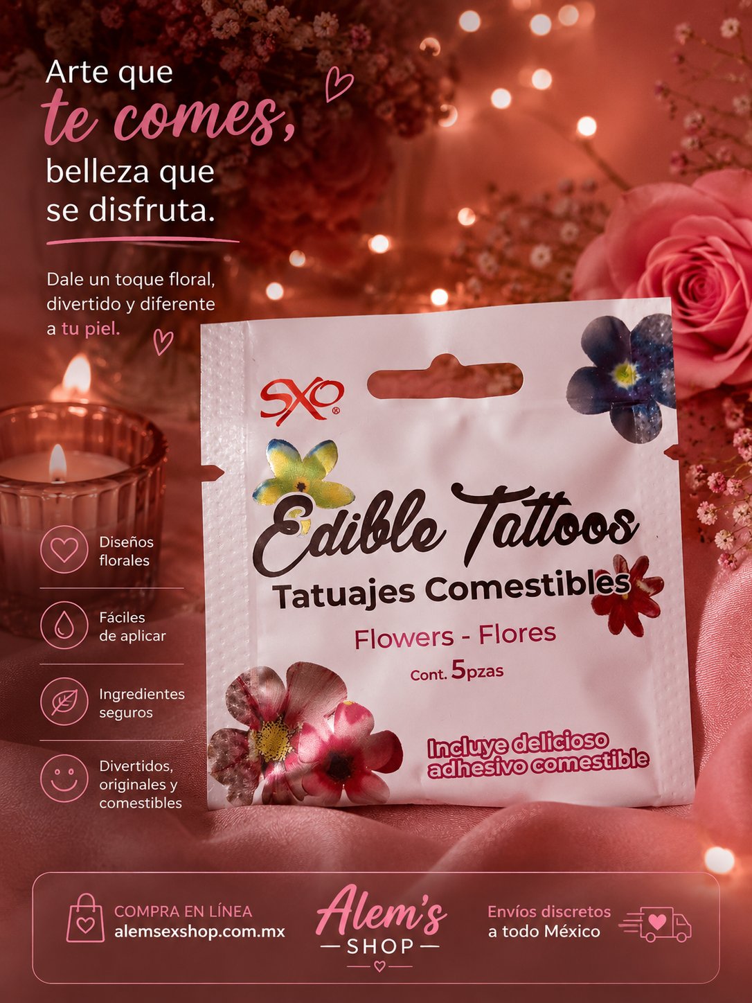 Tatuajes comestibles
